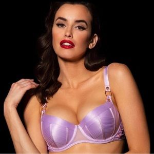 Honey Birdette Jerry Lilac Push Up Bra